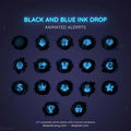 animated twitch notification alerts ink drop