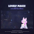 cute animated stream add on floating hearts