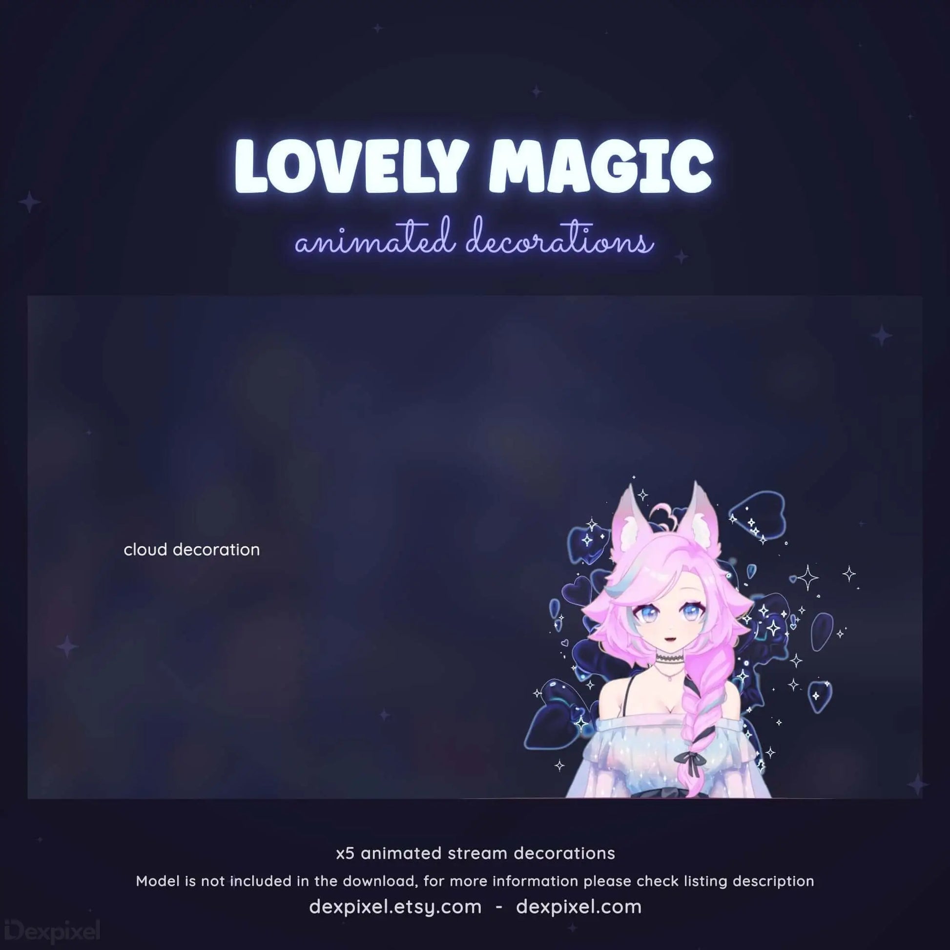 animated hearts and stars for twitch