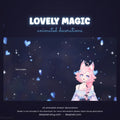 stream overlay floating hearts animated decor