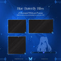butterfly themed twitch webcam overlays
