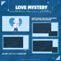 blue love mystery animated stream pack