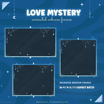 blue love mystery stream webcam overlay