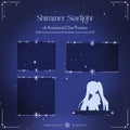 overlays and transitions blue shimmer