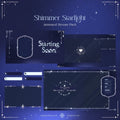 blue glow shimmer stream pack
