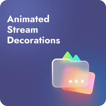 Glowing chat bubble icon with colorful gradient effects.