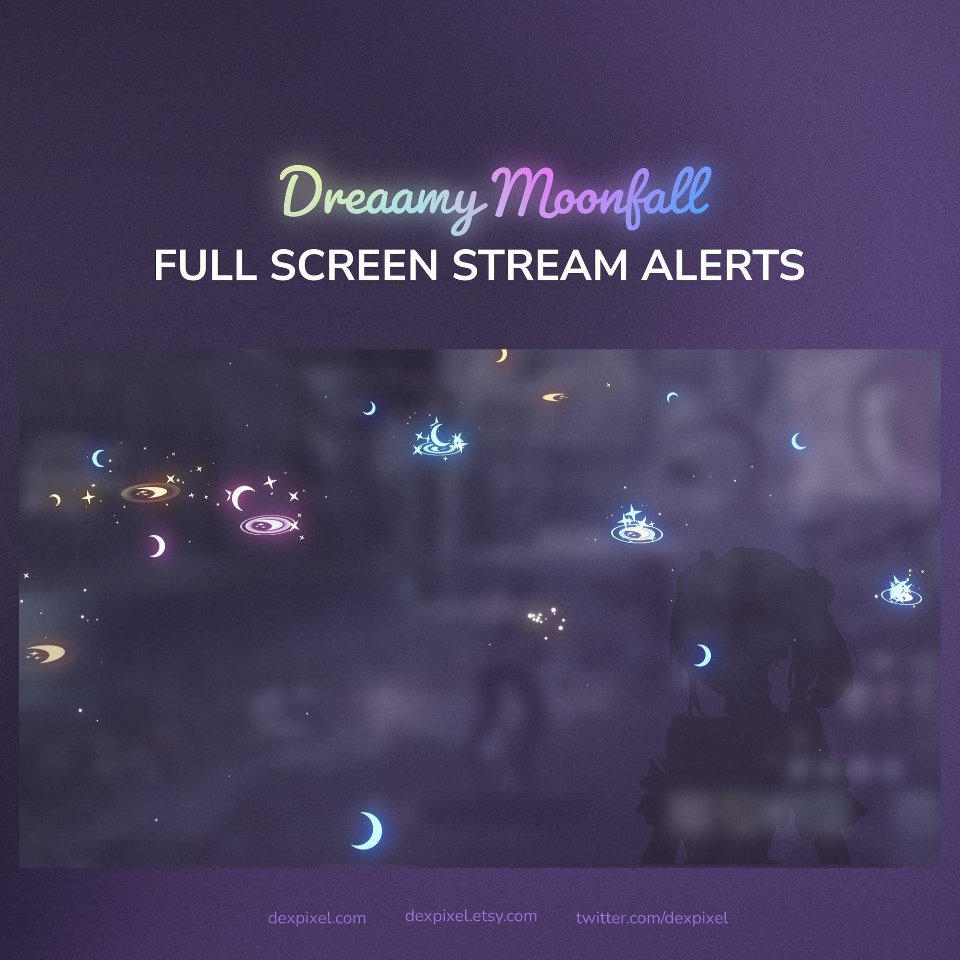 Dreamy moonfall full screen stream alerts dreamy moonfall full screen stream alerts