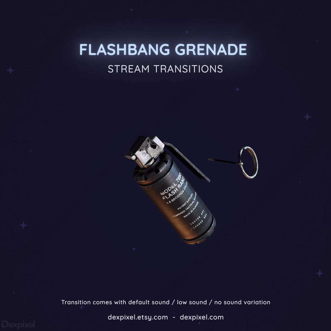 grenade flashbang stream transition