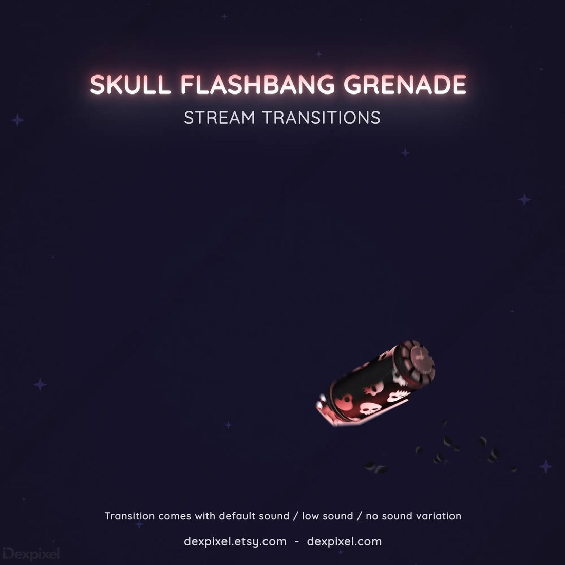 grenade flashbang skulls stream transition