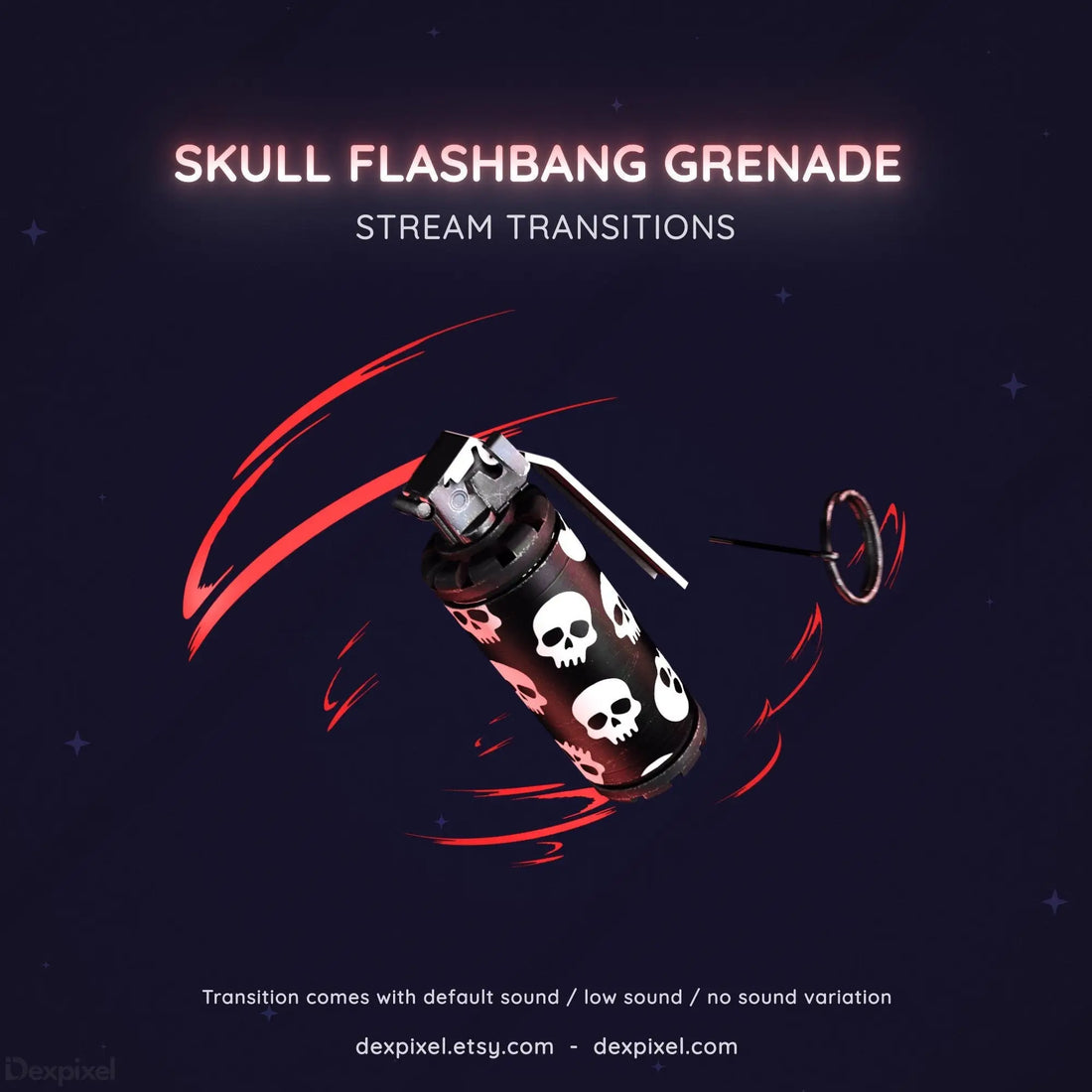 grenade flashbang skulls stream transition