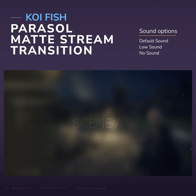 Stream transition options.
