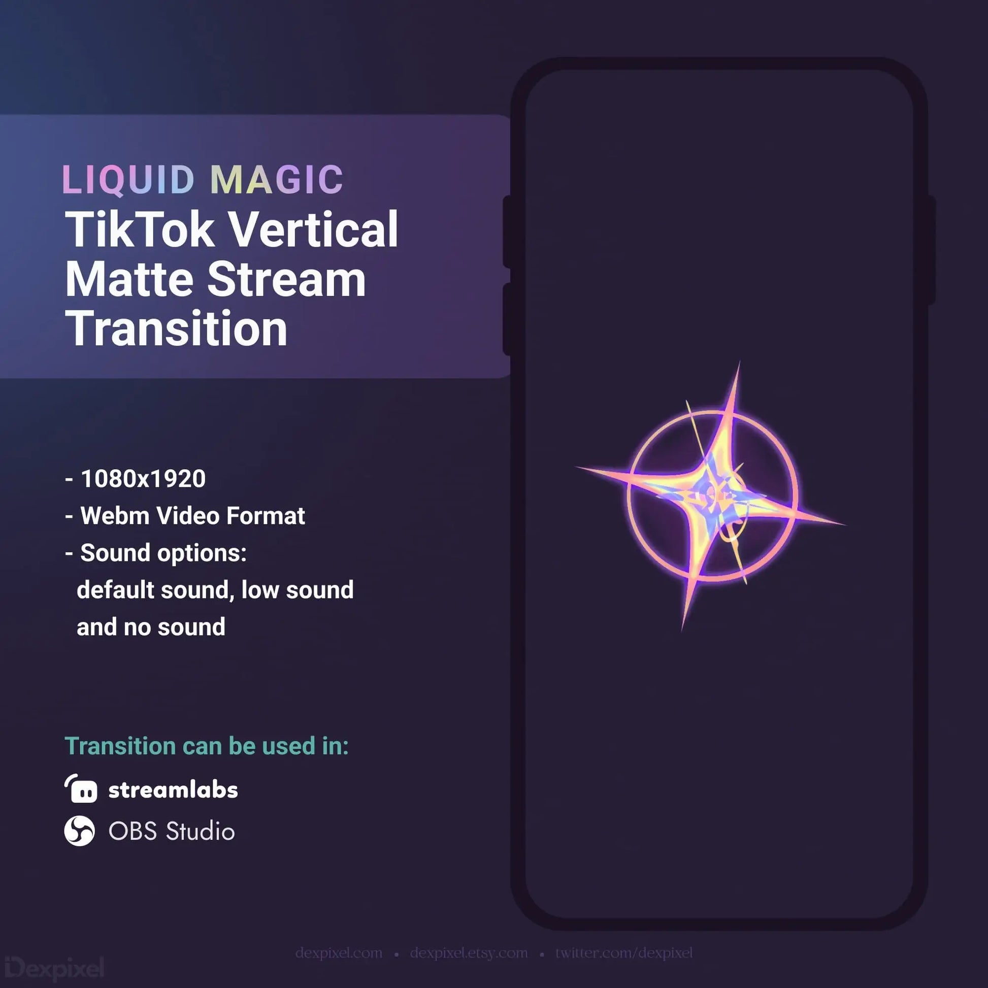 TikTok stream transition.
