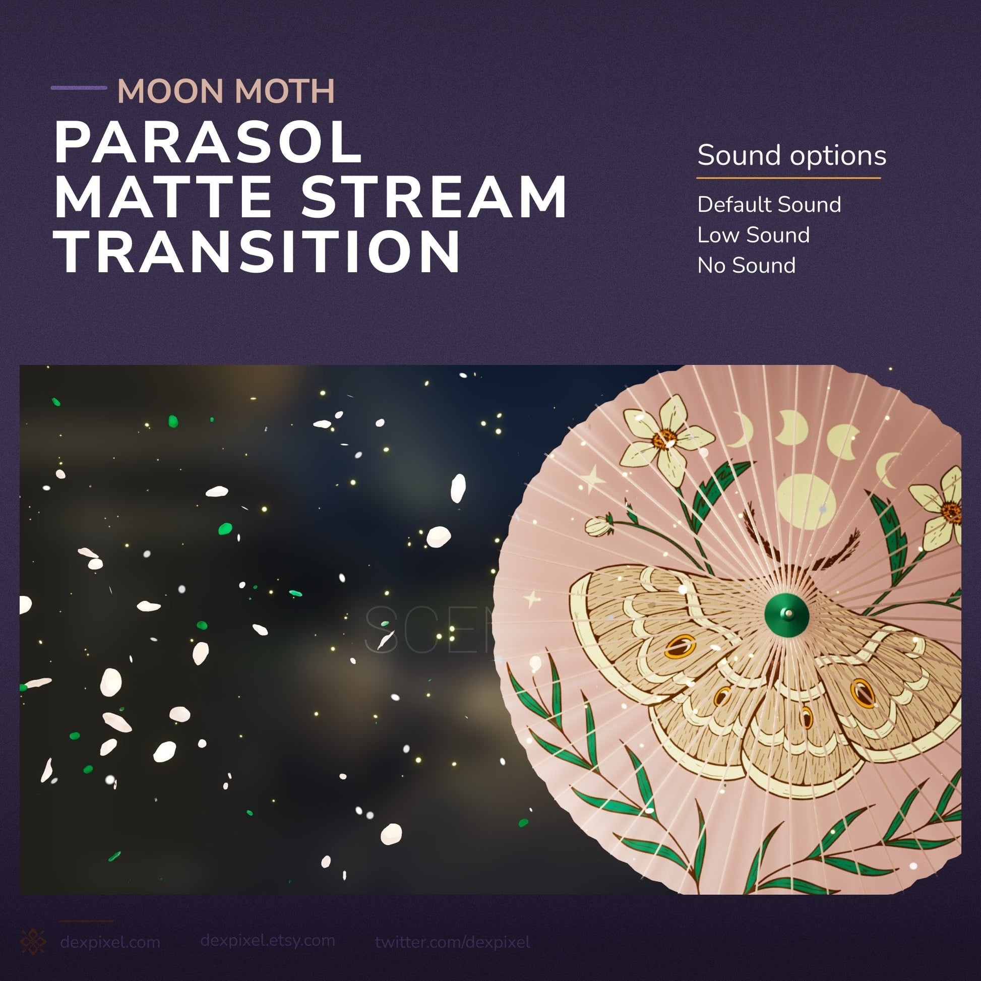 Parasol matte stream transition.