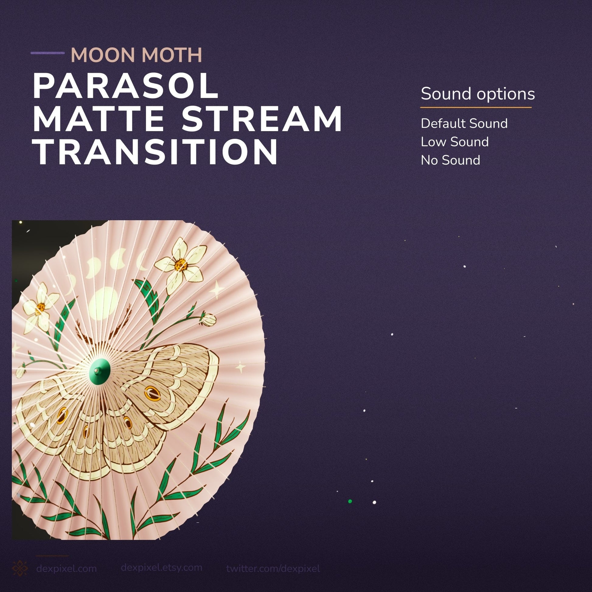 Parasol matte stream transition.