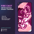TikTok vertical stream transition.