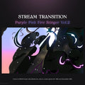 Purple and pink fire stream transition.