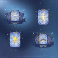 blue gold tarot cards stream alerts