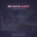 red white floral stream alerts for vtuber twitch