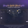 Purple Gold galaxy-planet-twitch-stream-alert-with-animation