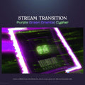 Purple and green stream transition.