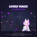 obs studio purple hearts overlay decoration