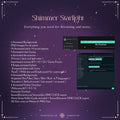 pink shimmer starlight chatting overlays