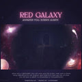 Red Galaxy Nebula Fullscreen Stream Alert for Twitch, VTuber, and YouTube
