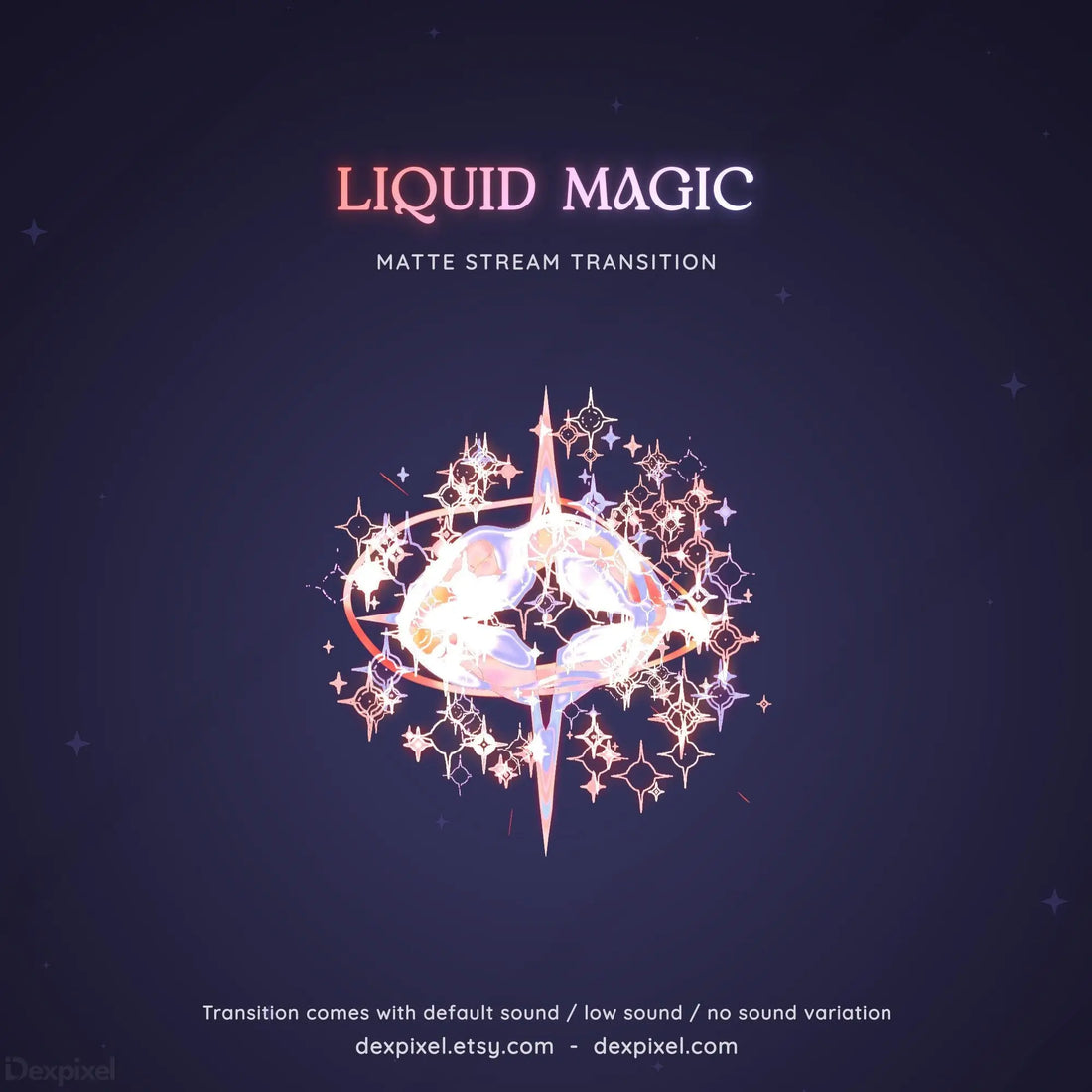 red pastel liquid magic stream transition