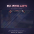 red white cherry blossom stream alerts vtuber
