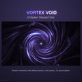 Purple spiral vortex with glowing swirling energy effects.