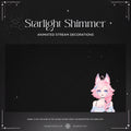twitch pastel stream decoration star shimmer