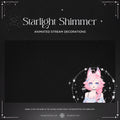 transparent background animated star decorations