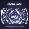 Glowing white spiral design with geometric patterns and crystalline elements forming a circular transition animation.