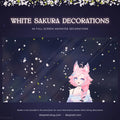 floral vtuber animated decor stream pack