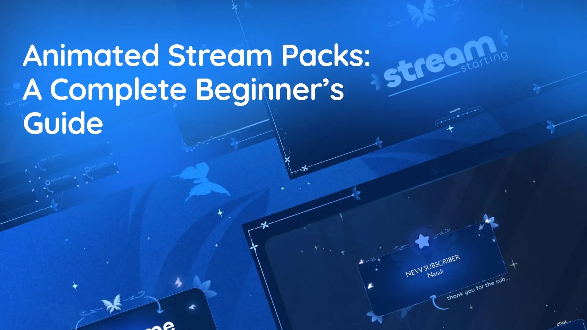 Animated Stream Packs: A Complete Beginner’s Guide