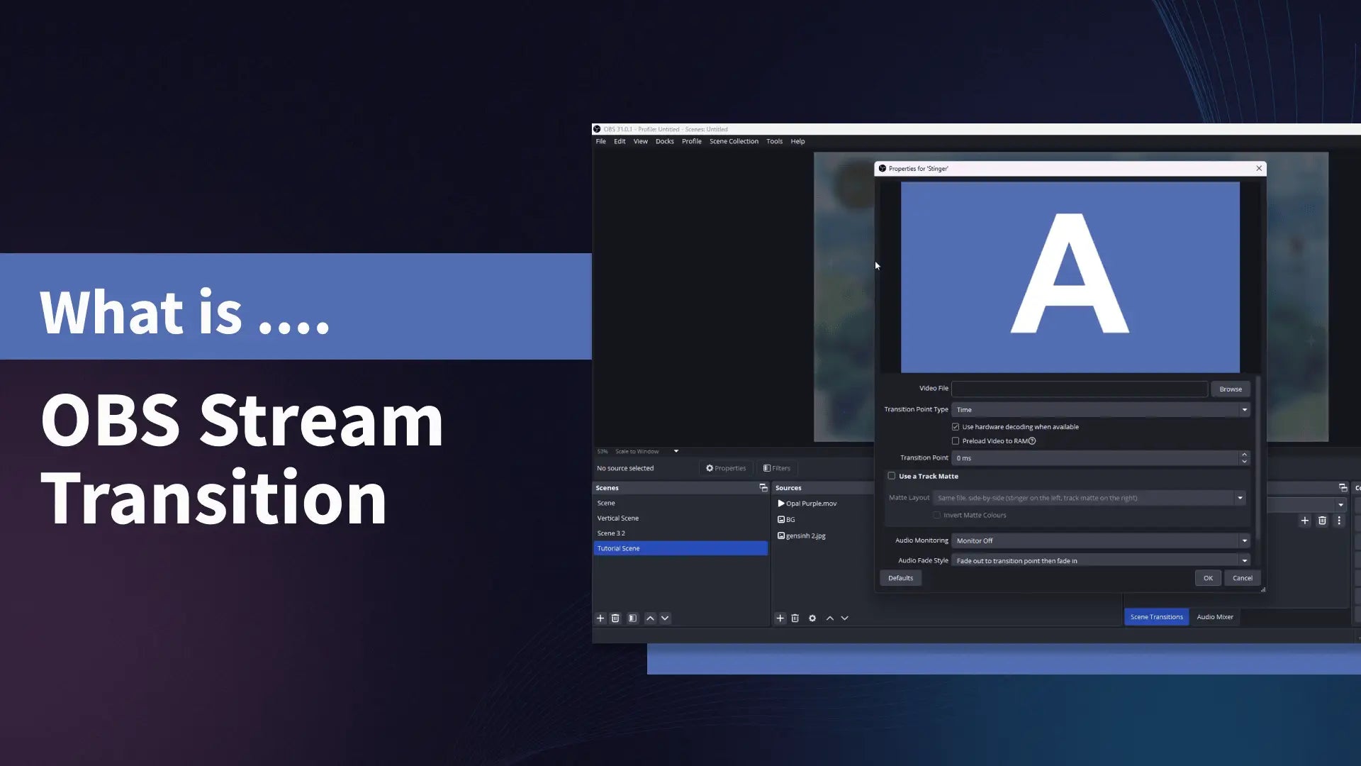 How to Use Stream Transitions in OBS - Like a Pro