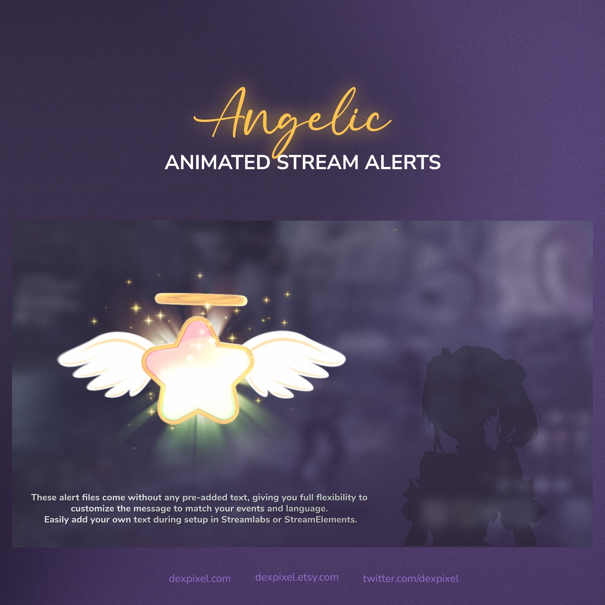 Add a little mischief to your stream with Devilish - Animated Stream Alerts, a bold and playful alert pack featuring red devil horns, wings, glowing fire effects, and sparkling motion.

