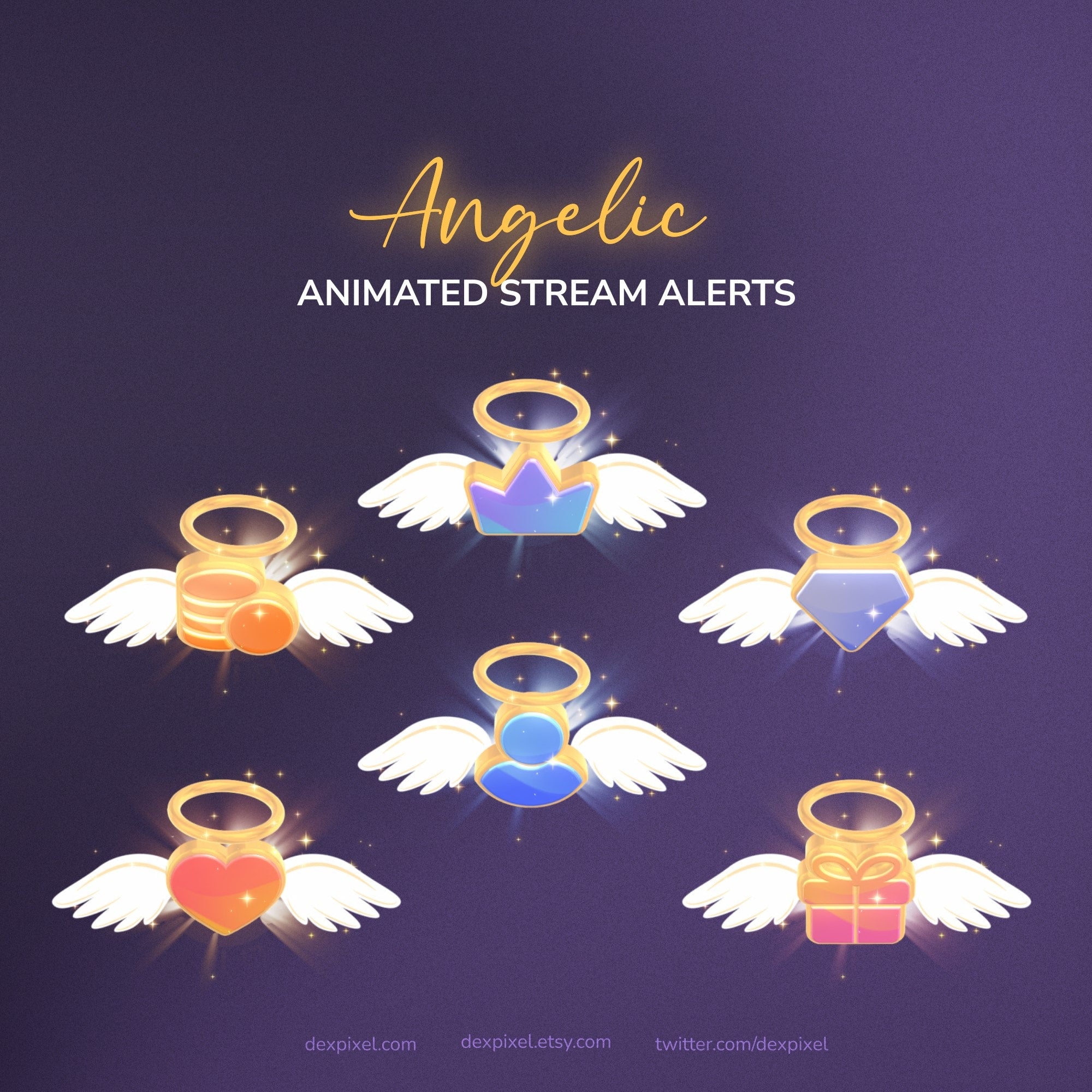 Add a little mischief to your stream with Devilish - Animated Stream Alerts, a bold and playful alert pack featuring red devil horns, wings, glowing fire effects, and sparkling motion.

