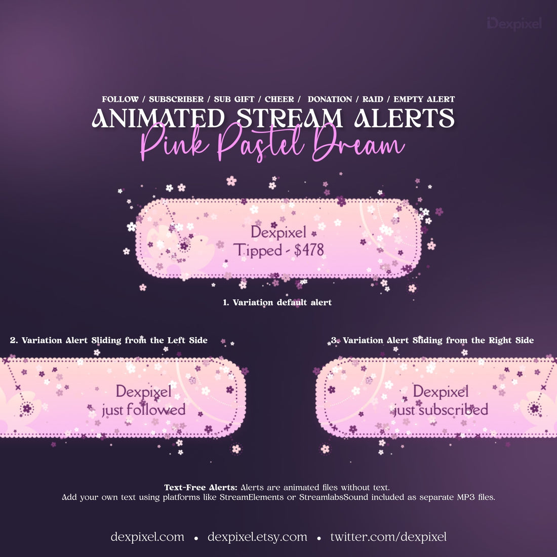 Pink Pastel Dream Alerts