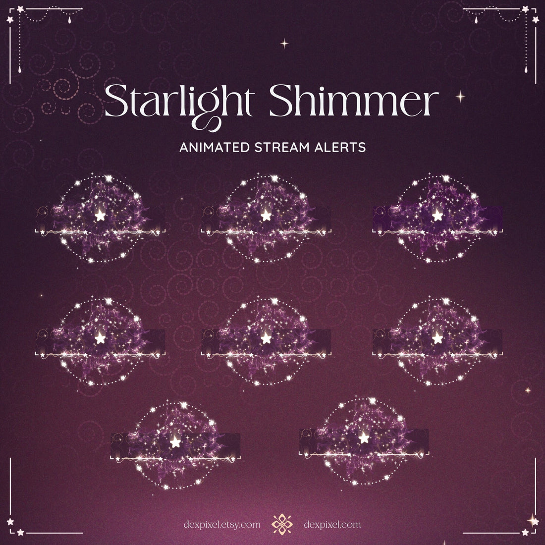 pink peach brown shimmer starlight alerts
