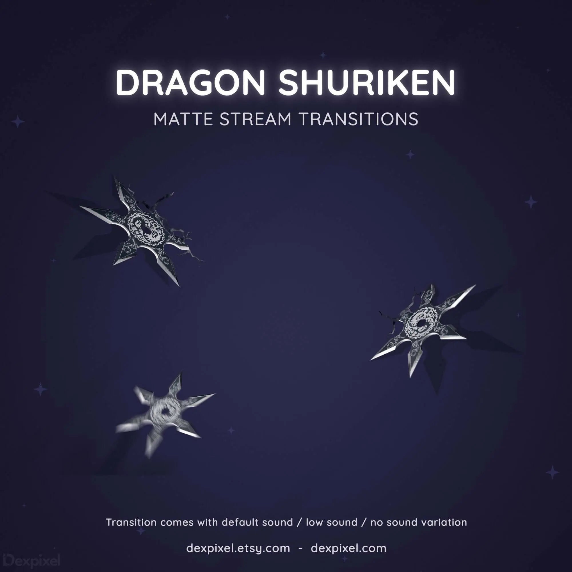ninja dragon shuriken stinger stream transition
