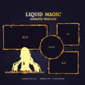 black gold liquid magic stream webcam frames