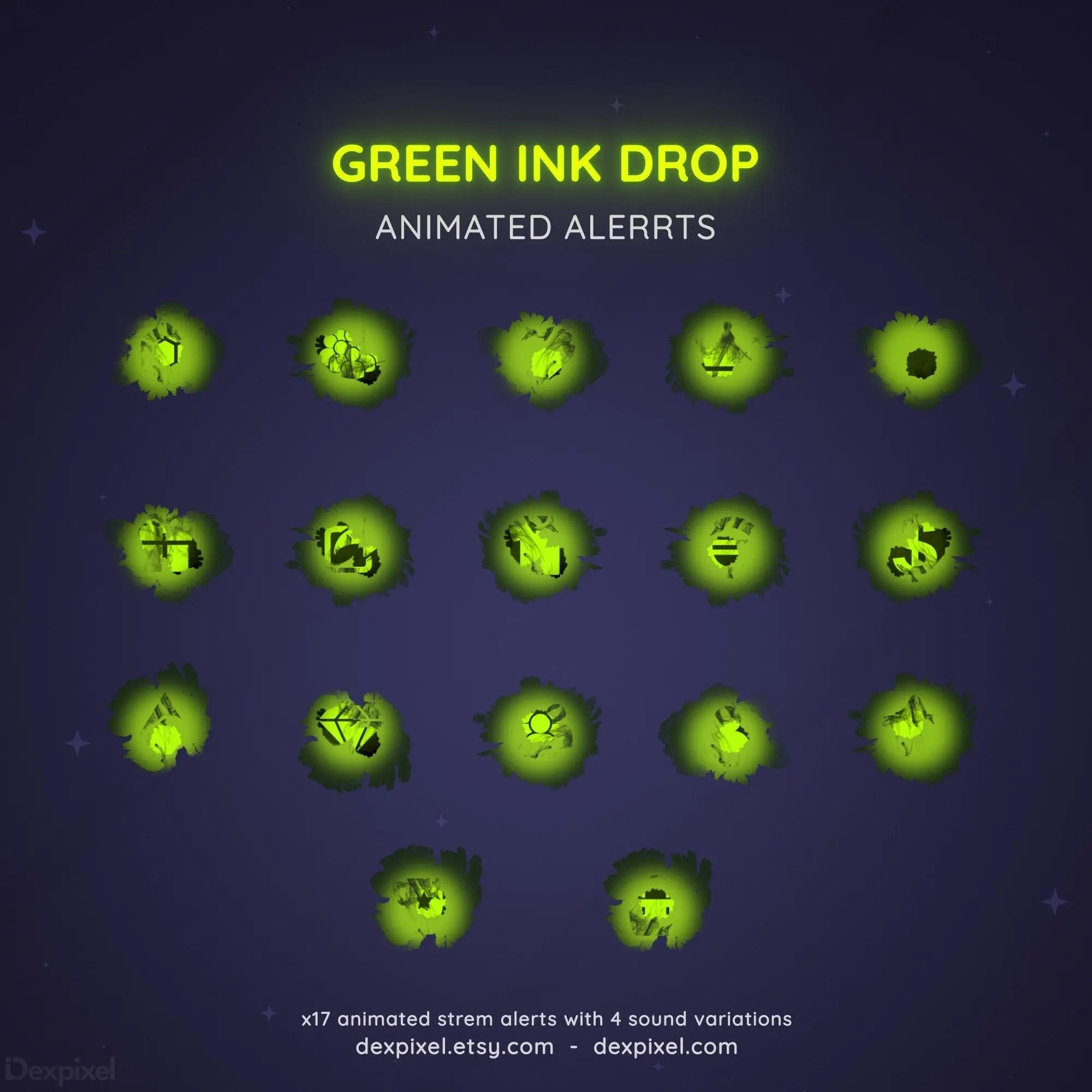 ink drop alert stream twitch dexpixel
