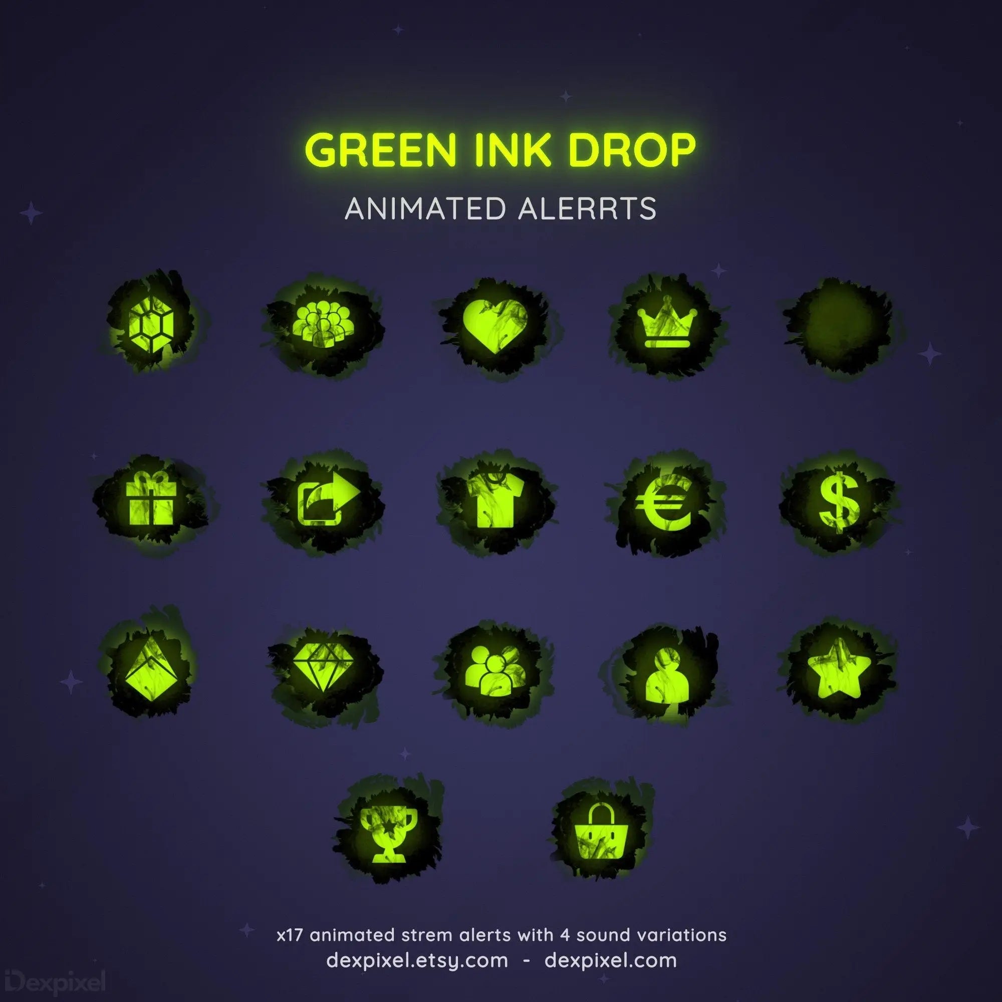 stinger alerts animated stream notifications
