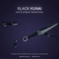 black matte kunai stream transition obs
