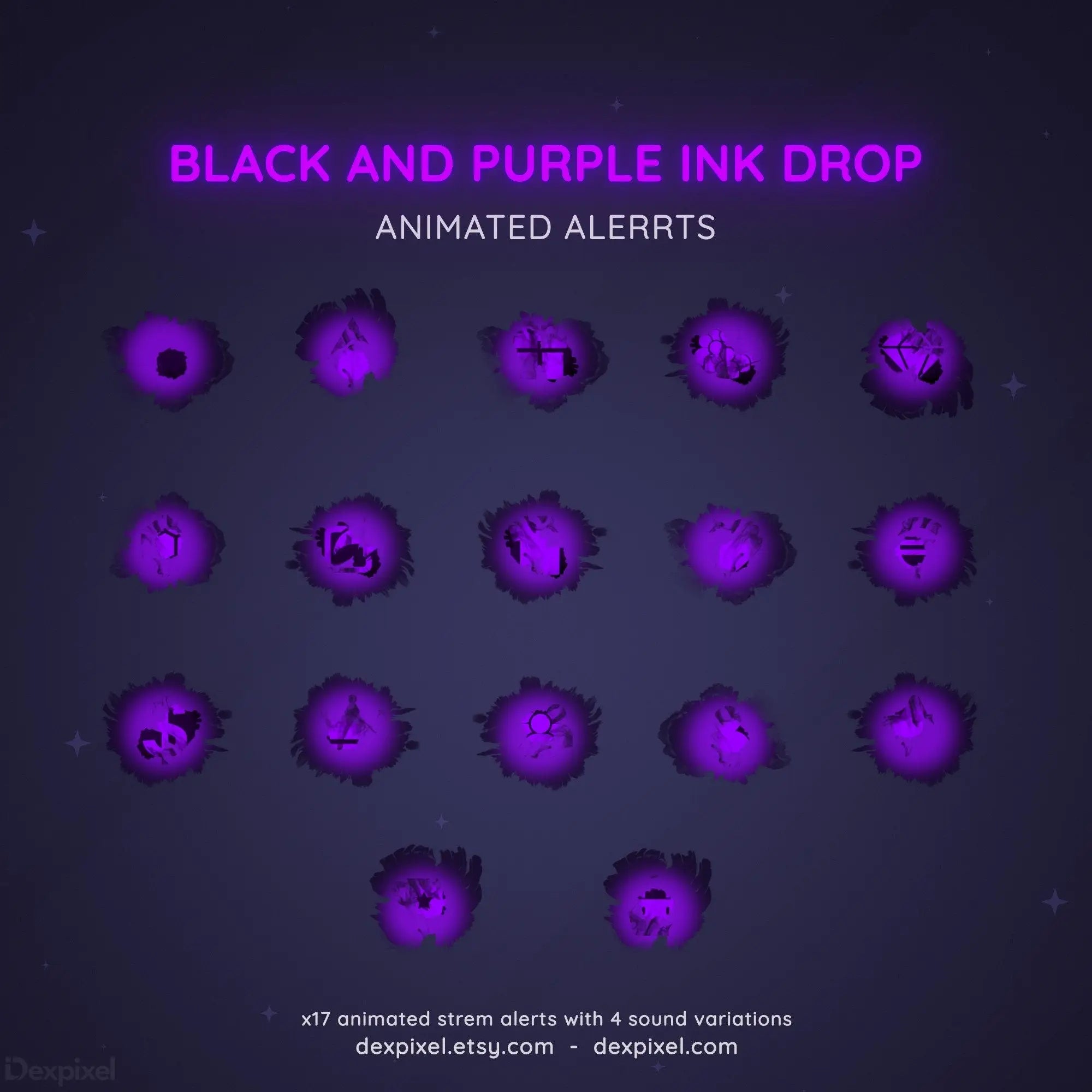 animated alert webm ink drop
