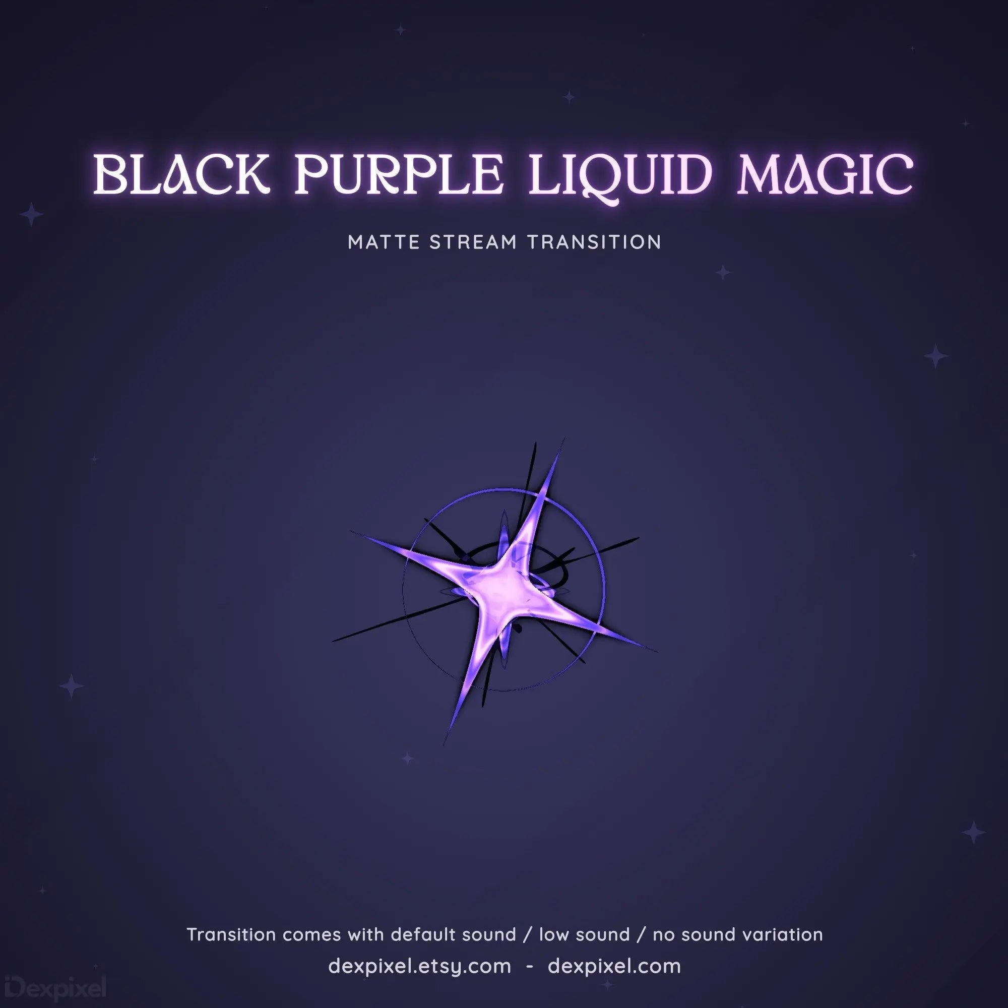 animated colorful transition for twitch
