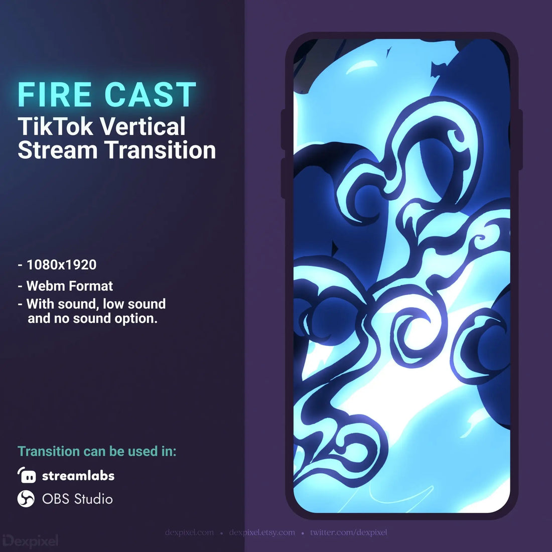 TikTok stream transition.