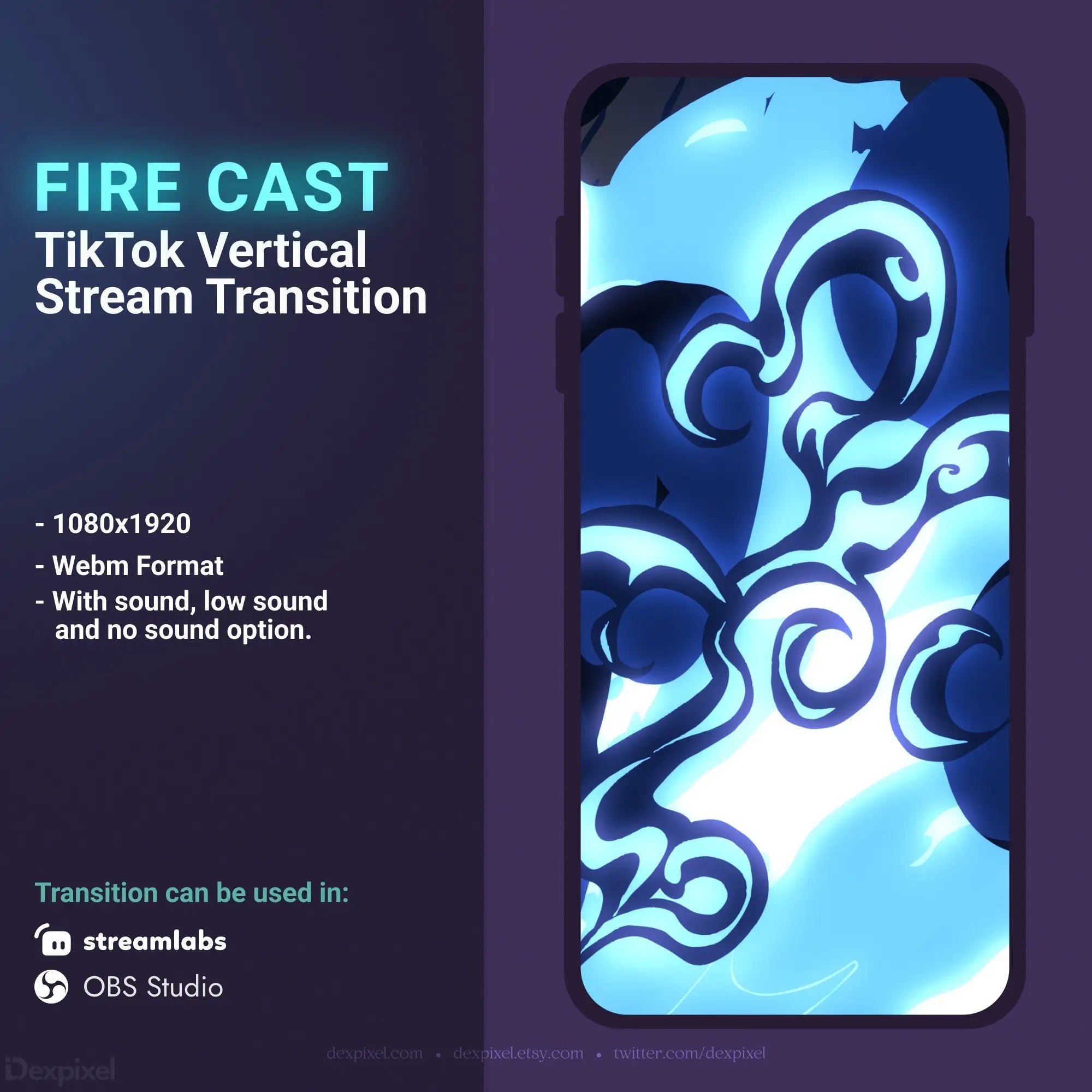 TikTok stream transition.