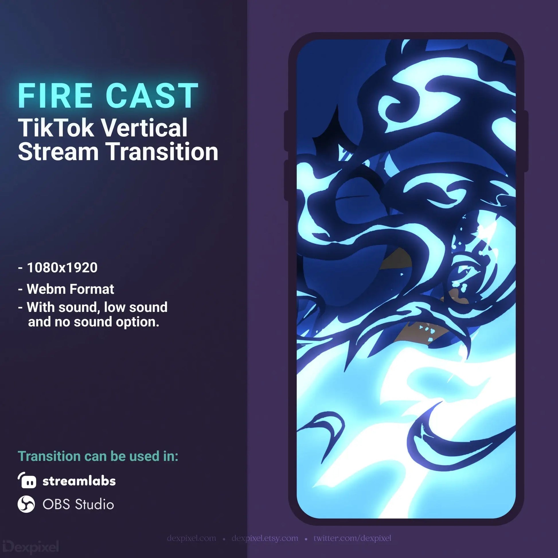 TikTok stream transition.